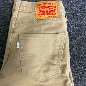 Men's Levi's 512 Slim-Fit Tapered Jeans in Khaki